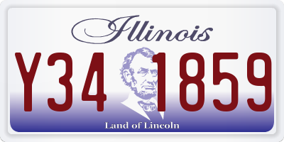 IL license plate Y341859