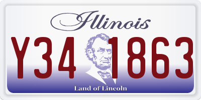 IL license plate Y341863