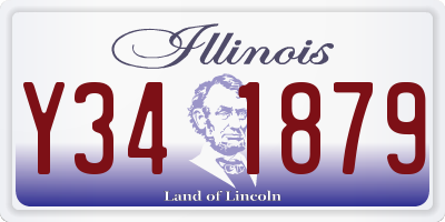 IL license plate Y341879
