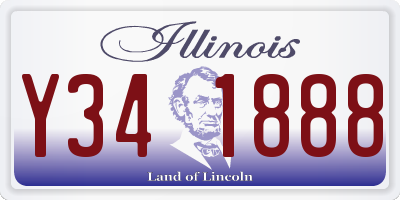 IL license plate Y341888