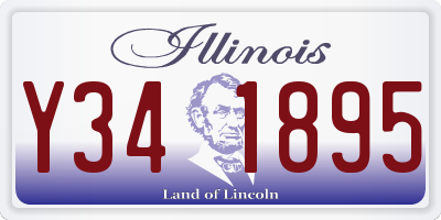 IL license plate Y341895