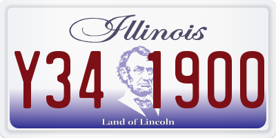 IL license plate Y341900