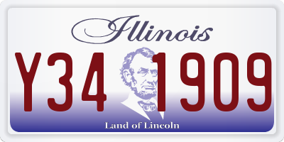 IL license plate Y341909