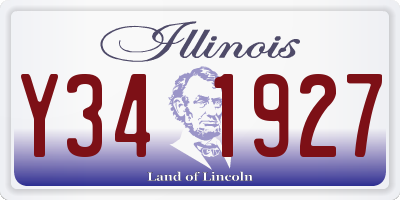 IL license plate Y341927