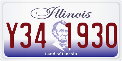 IL license plate Y341930