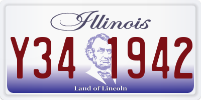 IL license plate Y341942