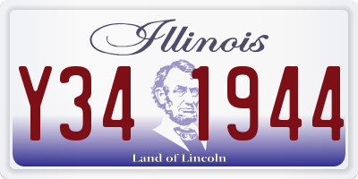 IL license plate Y341944