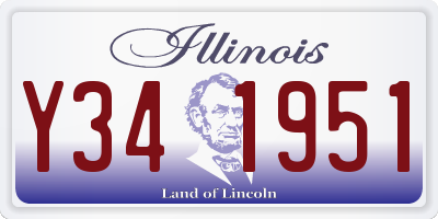 IL license plate Y341951