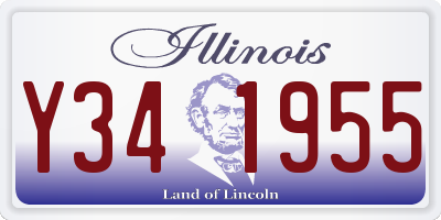 IL license plate Y341955