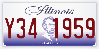IL license plate Y341959