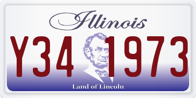 IL license plate Y341973