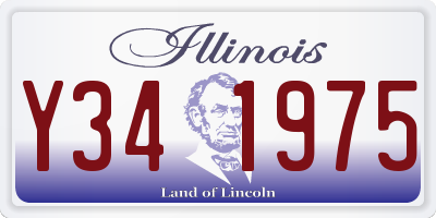 IL license plate Y341975