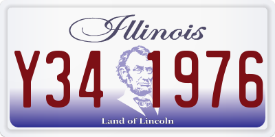 IL license plate Y341976
