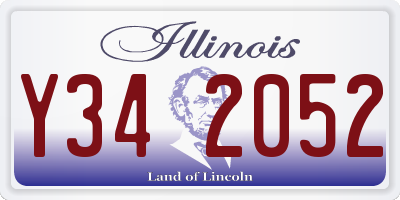 IL license plate Y342052