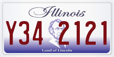 IL license plate Y342121