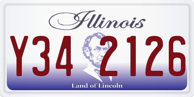 IL license plate Y342126