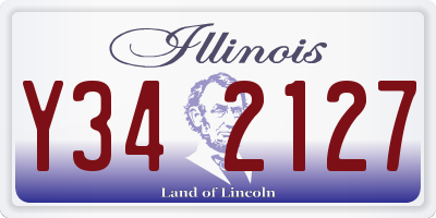 IL license plate Y342127