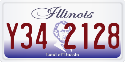 IL license plate Y342128