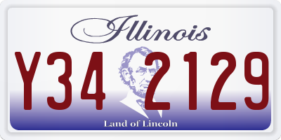 IL license plate Y342129