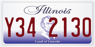 IL license plate Y342130