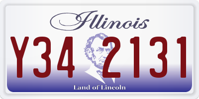 IL license plate Y342131