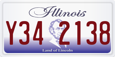 IL license plate Y342138