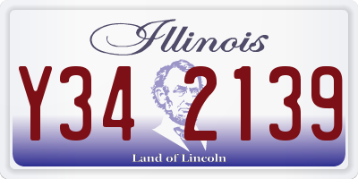 IL license plate Y342139