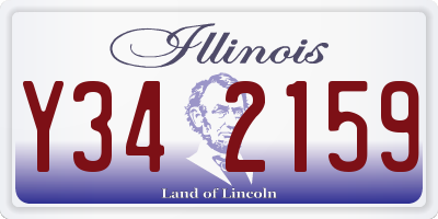 IL license plate Y342159