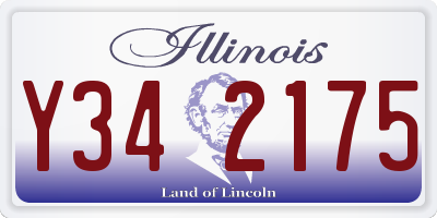 IL license plate Y342175