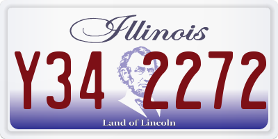 IL license plate Y342272