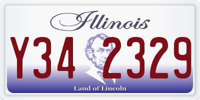 IL license plate Y342329