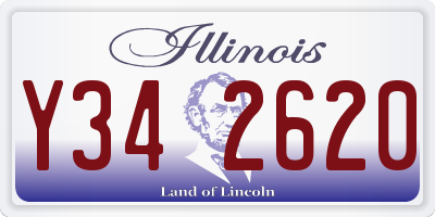 IL license plate Y342620