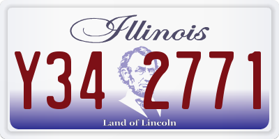 IL license plate Y342771