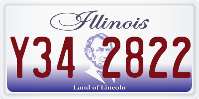 IL license plate Y342822