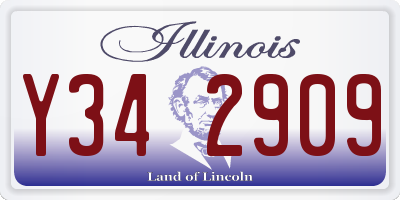 IL license plate Y342909