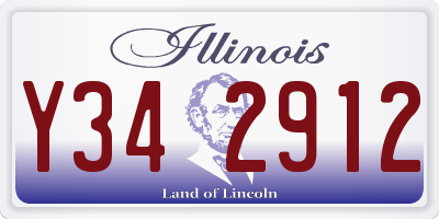 IL license plate Y342912