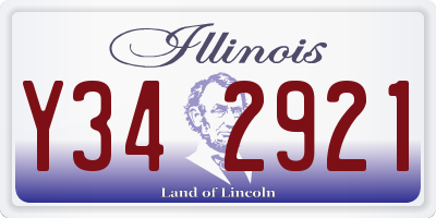 IL license plate Y342921