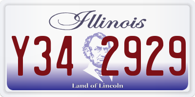 IL license plate Y342929