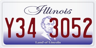 IL license plate Y343052