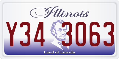 IL license plate Y343063