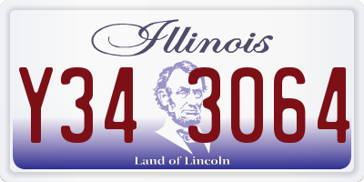 IL license plate Y343064