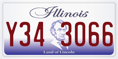 IL license plate Y343066