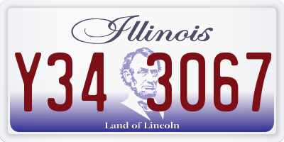 IL license plate Y343067