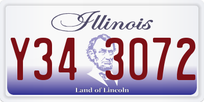 IL license plate Y343072