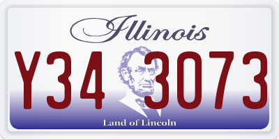 IL license plate Y343073