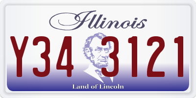 IL license plate Y343121