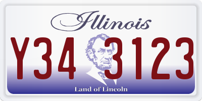 IL license plate Y343123