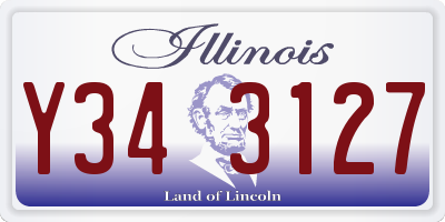 IL license plate Y343127