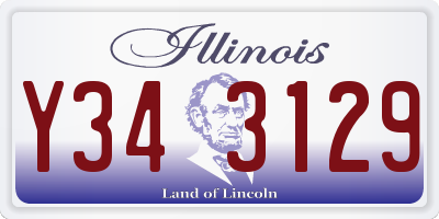 IL license plate Y343129