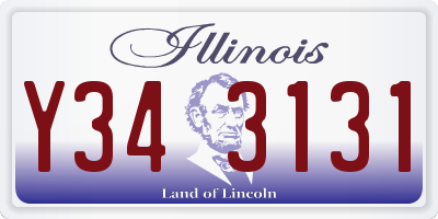 IL license plate Y343131